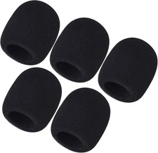 5 Pack Foam Mic Cover Handheld Microphone Windscreen (5 Pack)
