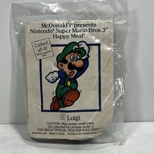 McDonald  s Super Mario Bros 3 Luigi Happy Meal Toy 1989 Nintendo