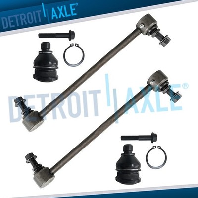 Front Sway Bar End Links and Lower Ball Joints Kit for 2012 - 2017 Kia Soul Rio