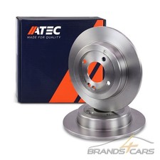 ATEC 2x BREMSSCHEIBE Ø262 VOLL HINTEN FÜR HYUNDAI ACCENT BAYON I-20 KIA RIO 