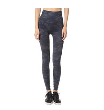 Spanx Leggings Women's Size Small S/P Black Camo Look At Me Now Nylon Pants