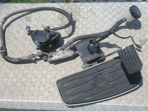 Complete Rear Hydraulic Brake Kit For Yamaha V-Star 1100 1999-2009