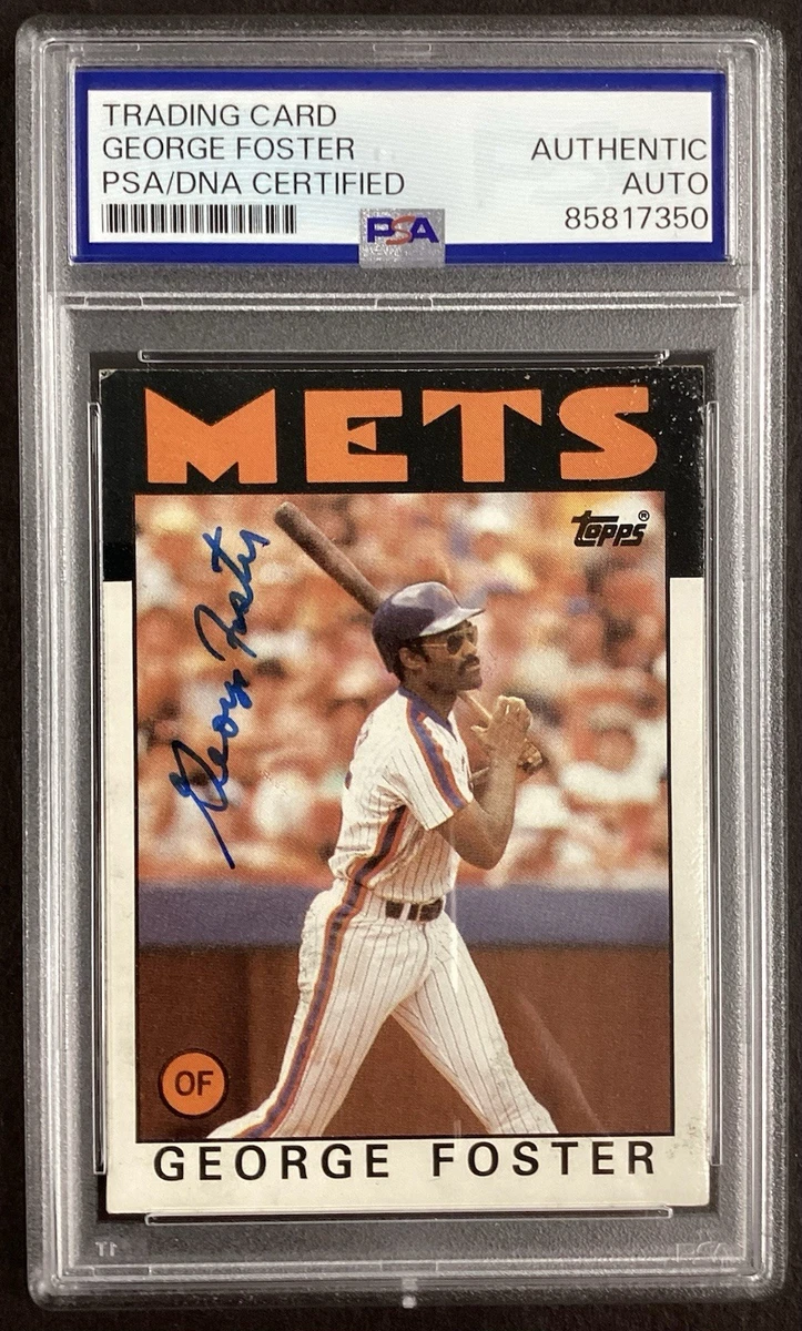 New York Mets George Foster MLB Original Autographed Items for