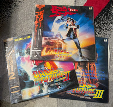 Back to the Future Trilogy Laserdisc Japan Part I, II  III 1 2 3 Michael J. Fox