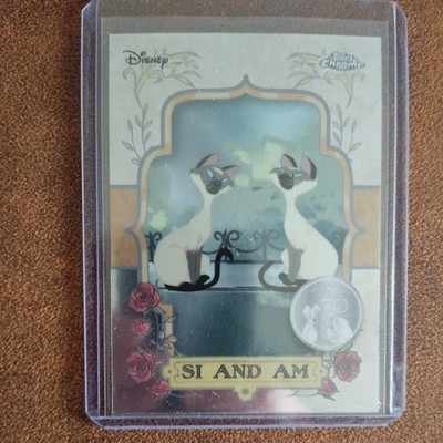 2025 Topps Chrome Disney Si and Am Lady the Tramp 70th Anniversary 