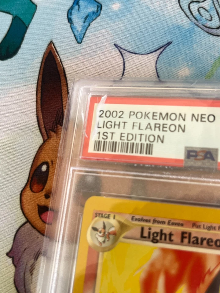 PSA 9 Light Flareon 46/105 Uncommon Neo Destiny 2002 1st Edition Pokemon Card - Image 2 of 3
