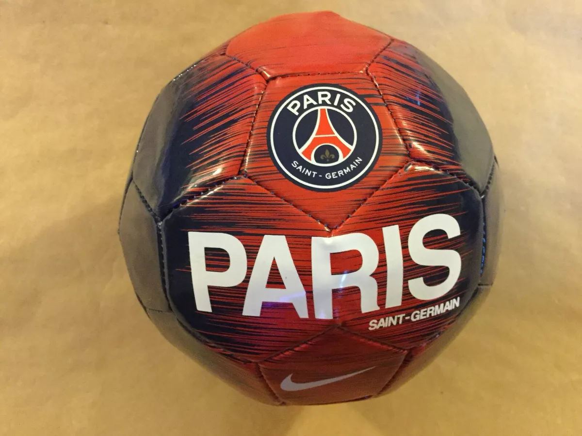 Rare Nike Paris Saint-Germain PSG Small Mini Red & Blue Soccer Football  Ball