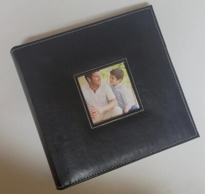 Best Occasions 200 Photos 4''x6'' Stitched Black Leatherette Photo Album 50 Pages