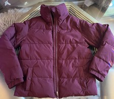 Art Class girls XL 14-16 Puffer Coat Purple Burgundy Winter Jacket ZIP