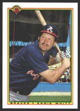 Ernie Whitt #16 1990 Bowman Atlanta Braves