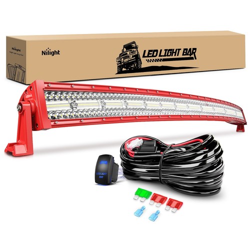 Nilight 26 Inch 540W LED Light Bar Triple Row Flood Spot Combo Driving Lights eB