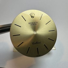 Rolex Geneve Cellini Dial NOS 5112 5112/8 Silver Quadrante Big Size jumbo