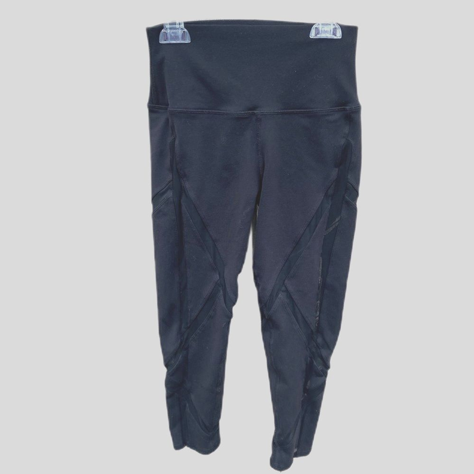 ALO Black Mesh Criss Cross Leggings in Size XS