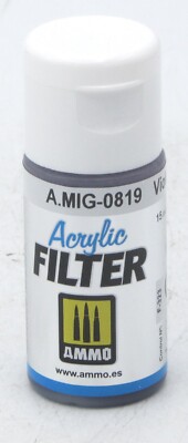 AMMO AMIG-0819 Violet [15ml] (Acrylic Filter) Purple Paint Effects by Mig 