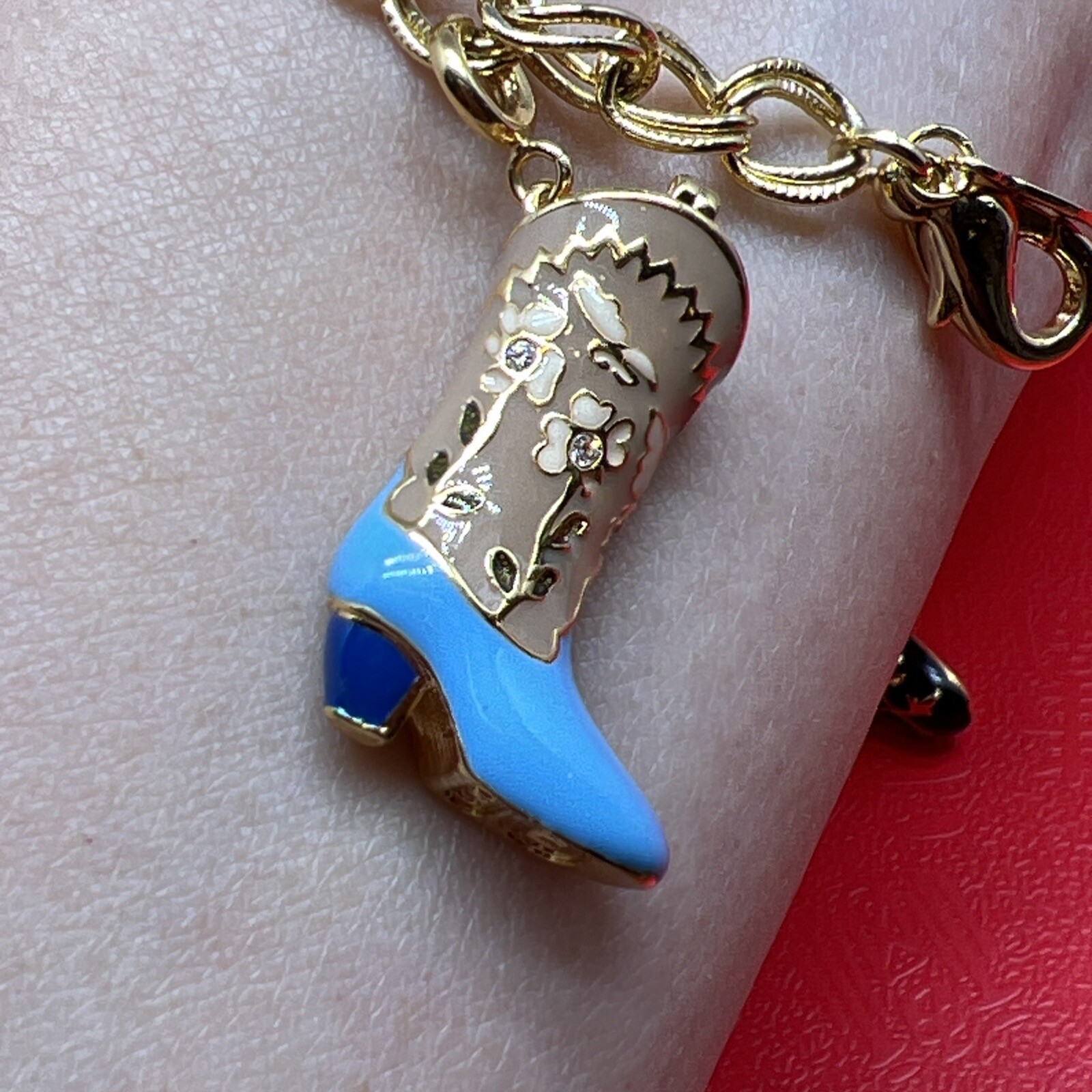 KJL Kenneth Jay Lane Shoes Boots Sandals 4 Charms… - image 7