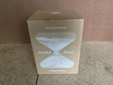 Intelligent Change Mindful Focus 5 Minute Hourglass Sand Timer Open Box C06