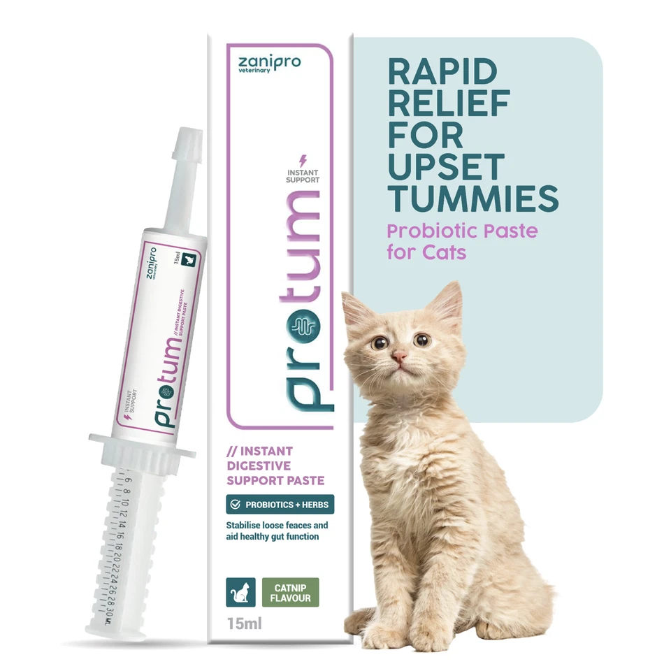 Zanipro Probiotics for Cats Advanced Digestive Remedy Diarrhea Supplement 15ml