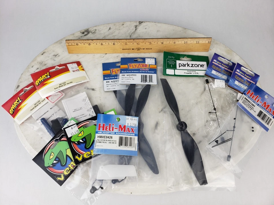 11x R/C Helicopter Blades Rotors Blades Parts - Heli-Max Parkzone FlyZone Venom - Image 2 of 4