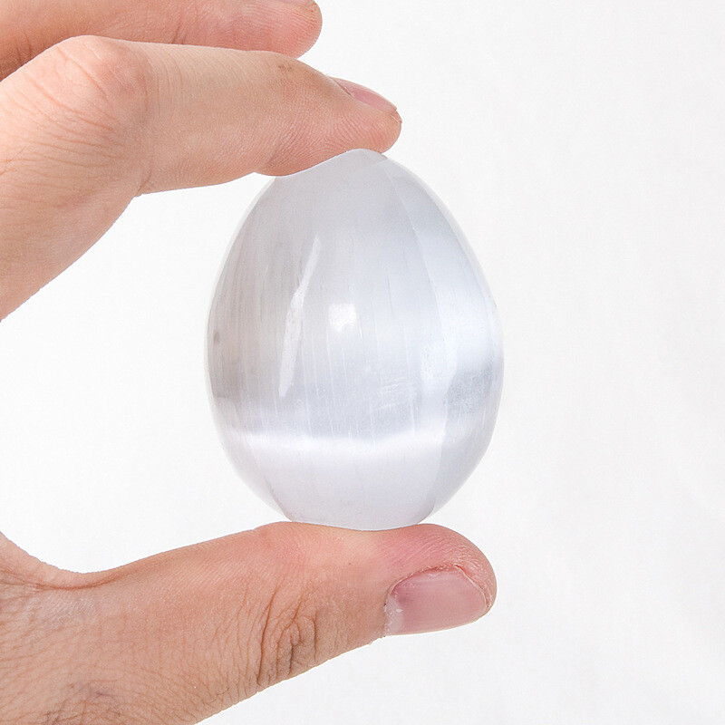 XL Natural Selenite Palm Stone Rock Crystal Healing Reiki Polished Worry Stone e XL Natural Selenite Palm Stone Rock Crystal Healing Reiki Polished Worry Stone e
