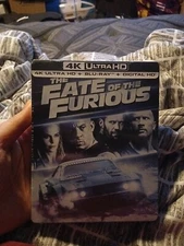 The Fate of the Furious 4k UHD + Bluray + Digital Limited Steelbook OOP Rare New