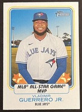 2022 HERITAGE HIGH NUMBER VLADIMIR GUERRERO JR AWARD WINNER ALL STAR MVP #AW-10