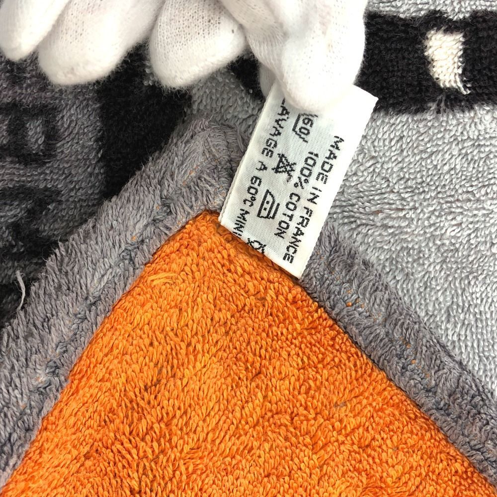 HERMES Paris Cotton Beach Towel Bath Mat Towel Zebra Gray 91 x 