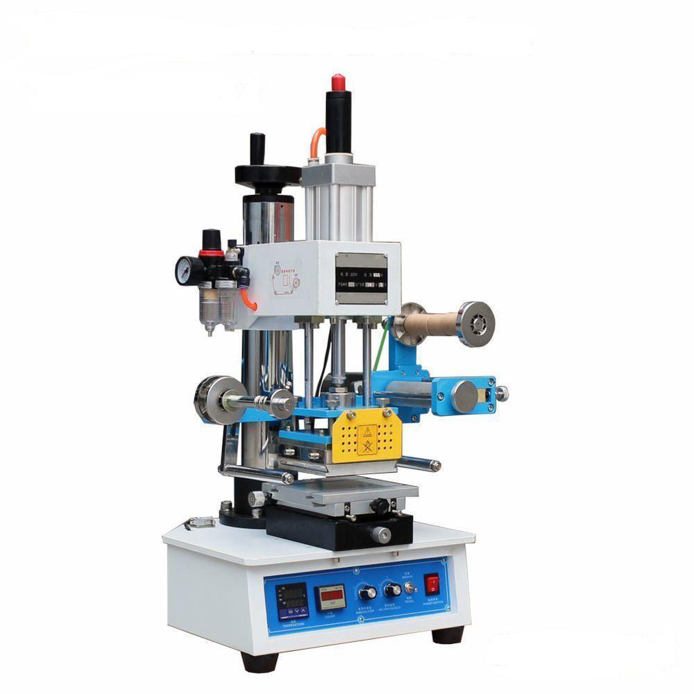 220V 116*120mm Pneumatic Hot Foil Stamping Machine Height Adjustable hot