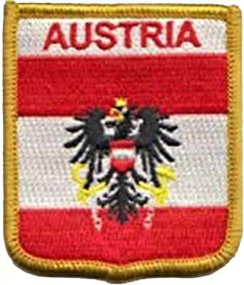Österreich Adler Flagge gestickter Aufnäher - LETZTE PAAR