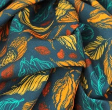 Blue Digital Printed Canvas Fabric 58" Wide 100% Polycotton for Upholstery, Bags