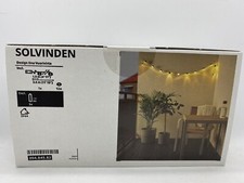 Ikea SOLVINDEN LED string with 12 lights battery mini headlight blue 204.845.82