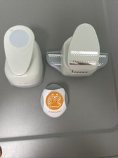 Paper Studio Lace Border Punch LOT Circle Fiskars Corner Scrapbook Cards VGC