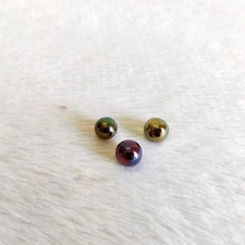 Vintage Shining Color Vitro and Vacor Oilies Marble 3 Pcs Collectibles G145