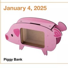 Home Depot Piggy Bank Kids Workshop Kit Pin Included January 2025 NEW Fun 