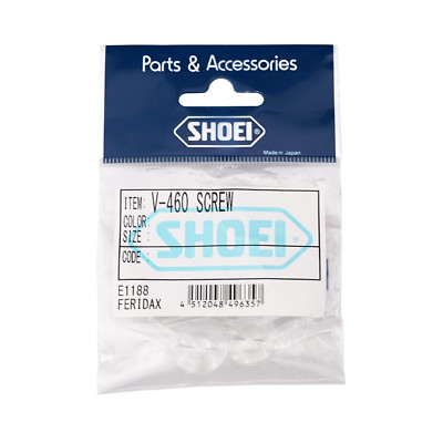 Shoei Hornet ADV V460 Motorcycle Helmet Peak Screws (2)