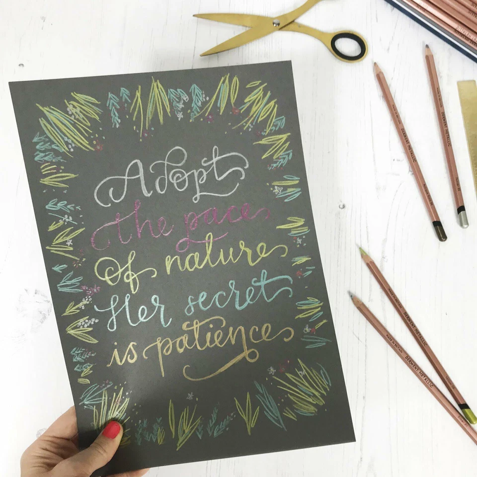 New! Derwent 6 Colours METALLIC Bright Colouring Pencils Art Craft Adult Books - image 3 of 4