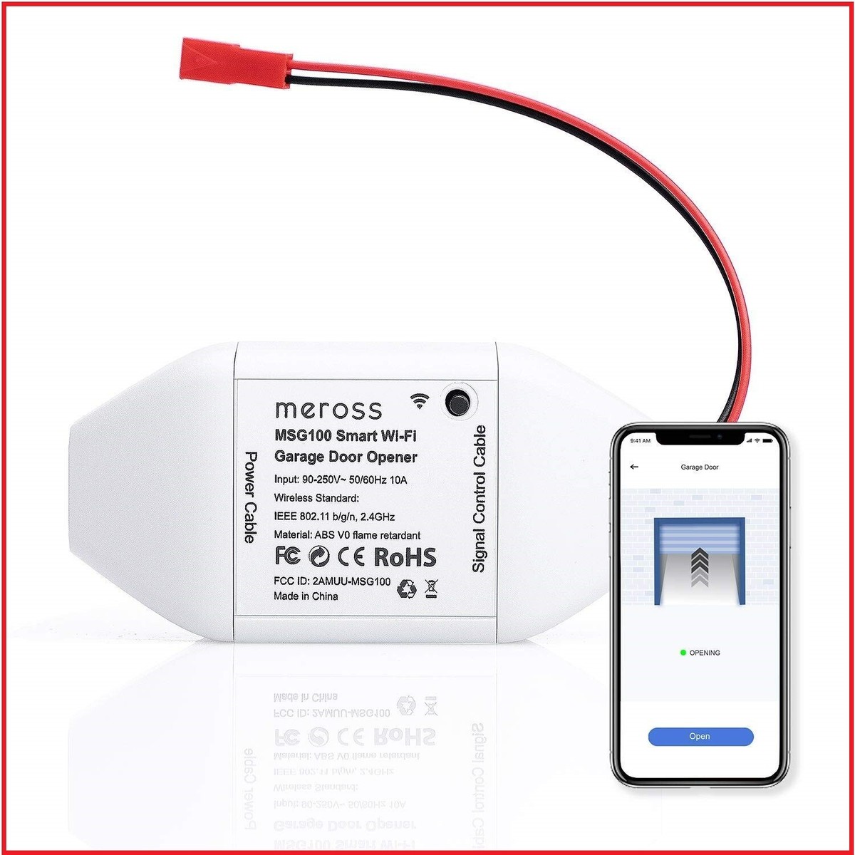 Buy meross MSG100 Smart Wi-Fi Garage Door Remote Opener Buy meross MSG100 Smart Wi-Fi Garage Door Remote Opener