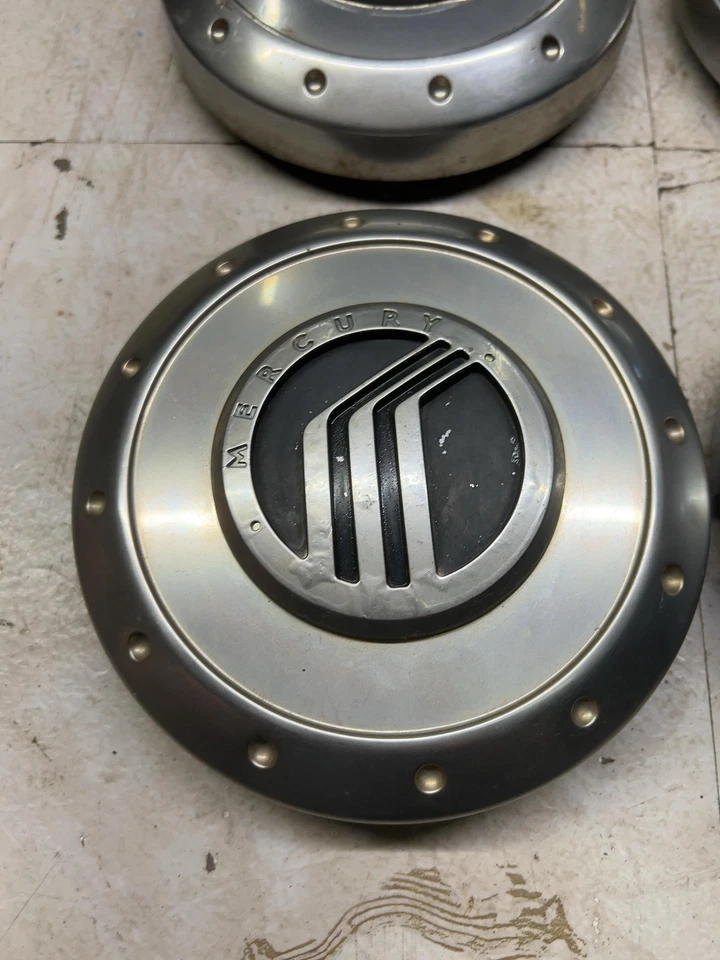 Tapacubos centrales de rueda Mercury Mountaineer 2002-2005 (juego de 4) OEM Foto 2 de 4