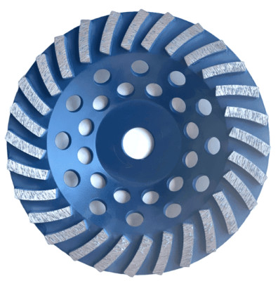 7'' Grinding Wheel Disc For Concrete Stone Grinders 12 Diamond Segment 7/8'' Arbor