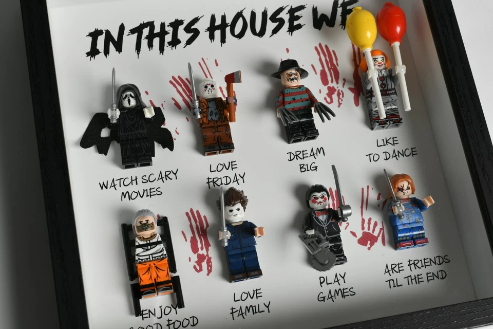Quadro de presente de terror In This House We… | Filme de terror de Halloween presente personalizado 8 - Imagem 2 de 4