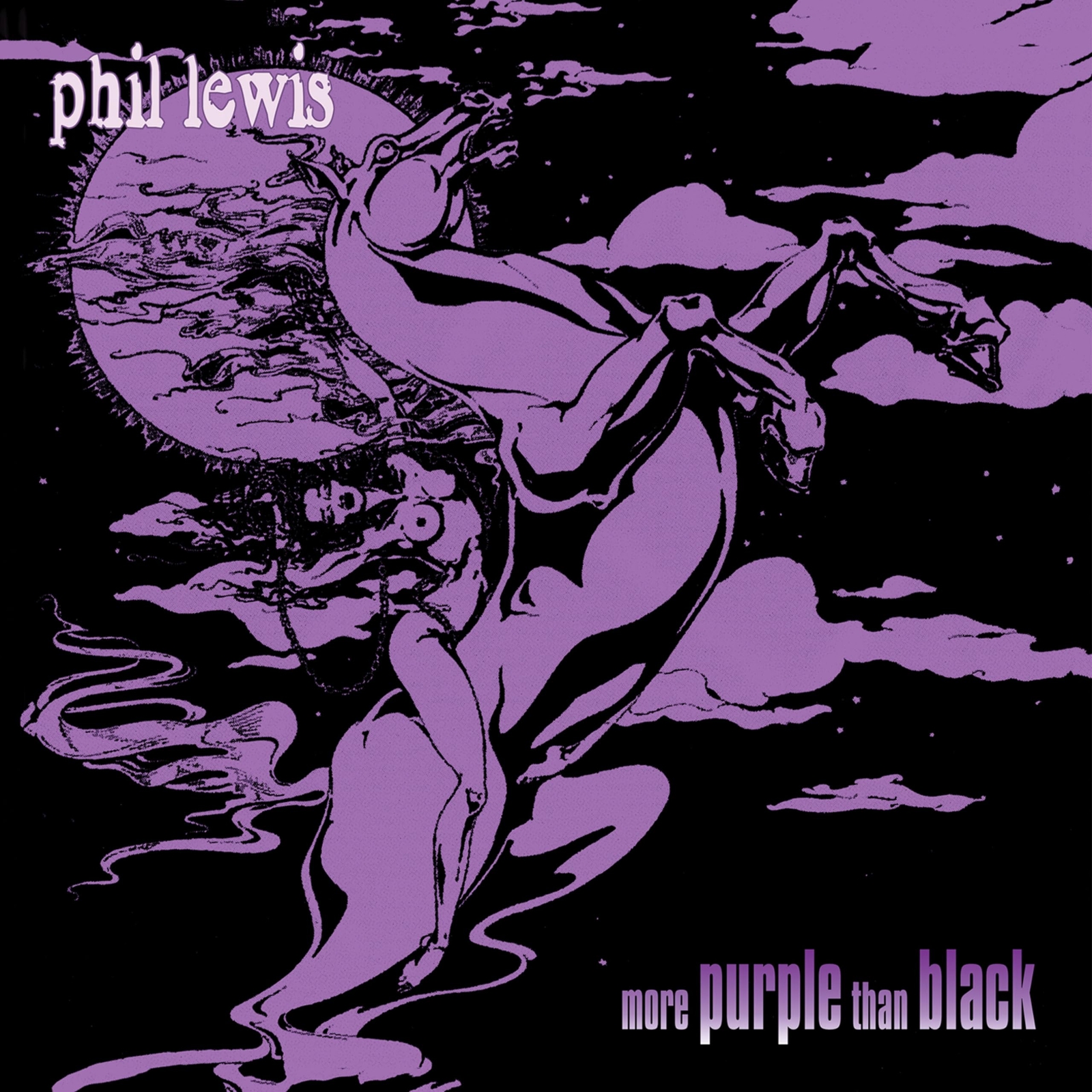 Phil Lewis More Purple Than Black - Purple (Vinyl LP)