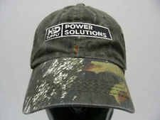 HD SUPPLY - POWER SOLUTIONS - CAMOUFLAGE - ONE SIZE ADJUSTABLE BALL CAP HAT!