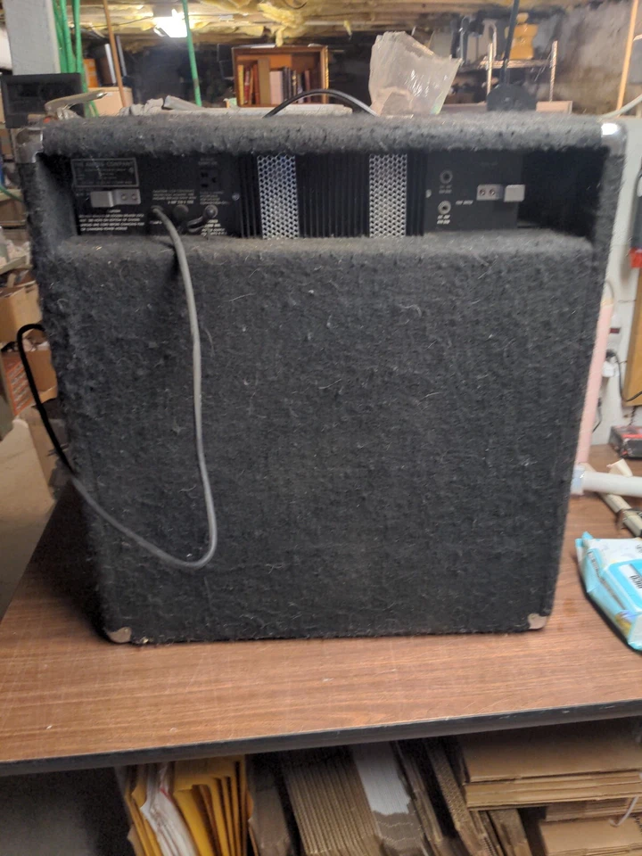 Amplificador Amplificador de Guitarra Eléctrica Acústica Ampeg B-115 Años 70 De Colección Raro *LEER Foto 2 de 4