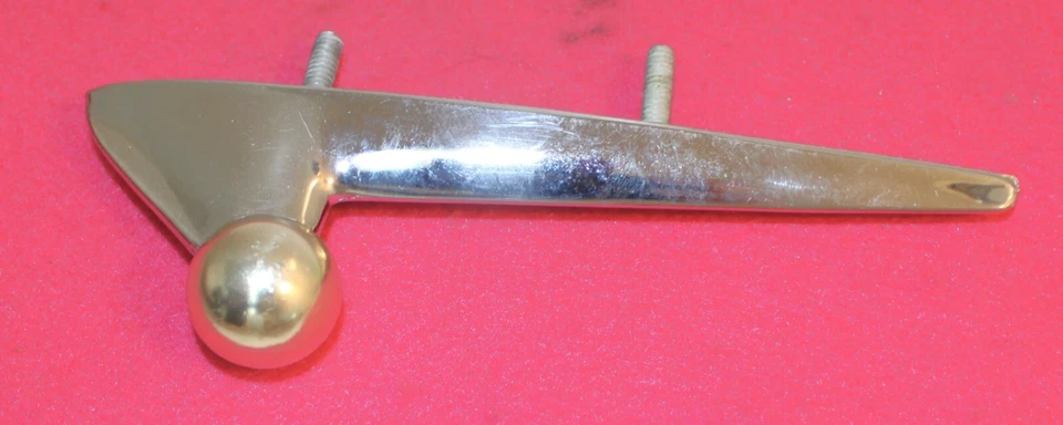 1959 Ford Custom 300 Fairlane 500 Country Squire NOS FRONT FENDER TOP ORNAMENT - Image 4 of 4