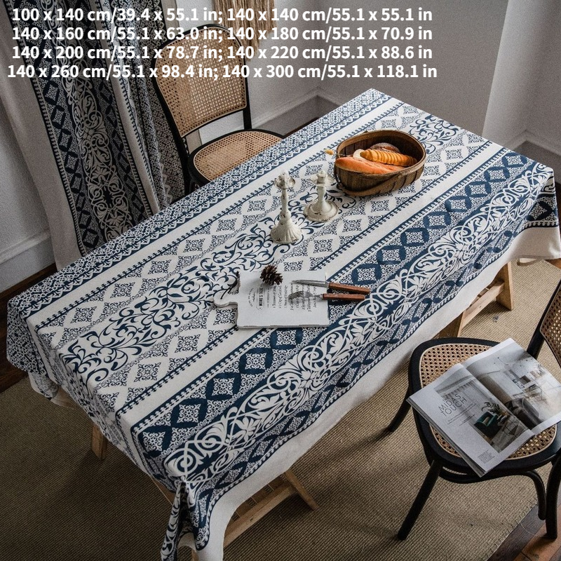 Tischläufer Weihnachten Leinen Meioro Böhmische Tischdecke Für
