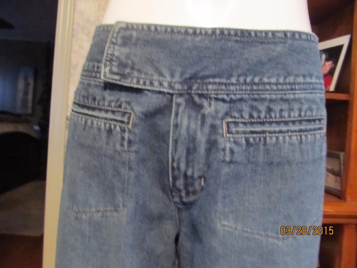 Jean Chico's Authentic Denim - Taille 0, Coupe Relaxed, Longueur Intérieure 29,5", 100% Coton, Occasion Excellent état