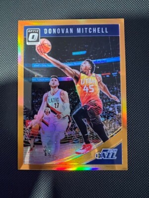 2018-19 Panini Donruss Optic Orange Prizm #63 Donovan Mitchell /199
