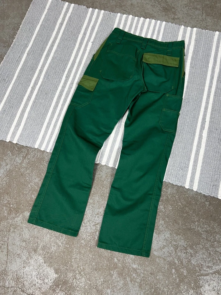 Vintage Helly Hansen Cargo Workers Pants Green Size 28 Mens - Image 2 of 4