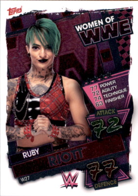 Topps Slam Attax 2021 Trading Card W27 - Ruby Riott | eBay.de