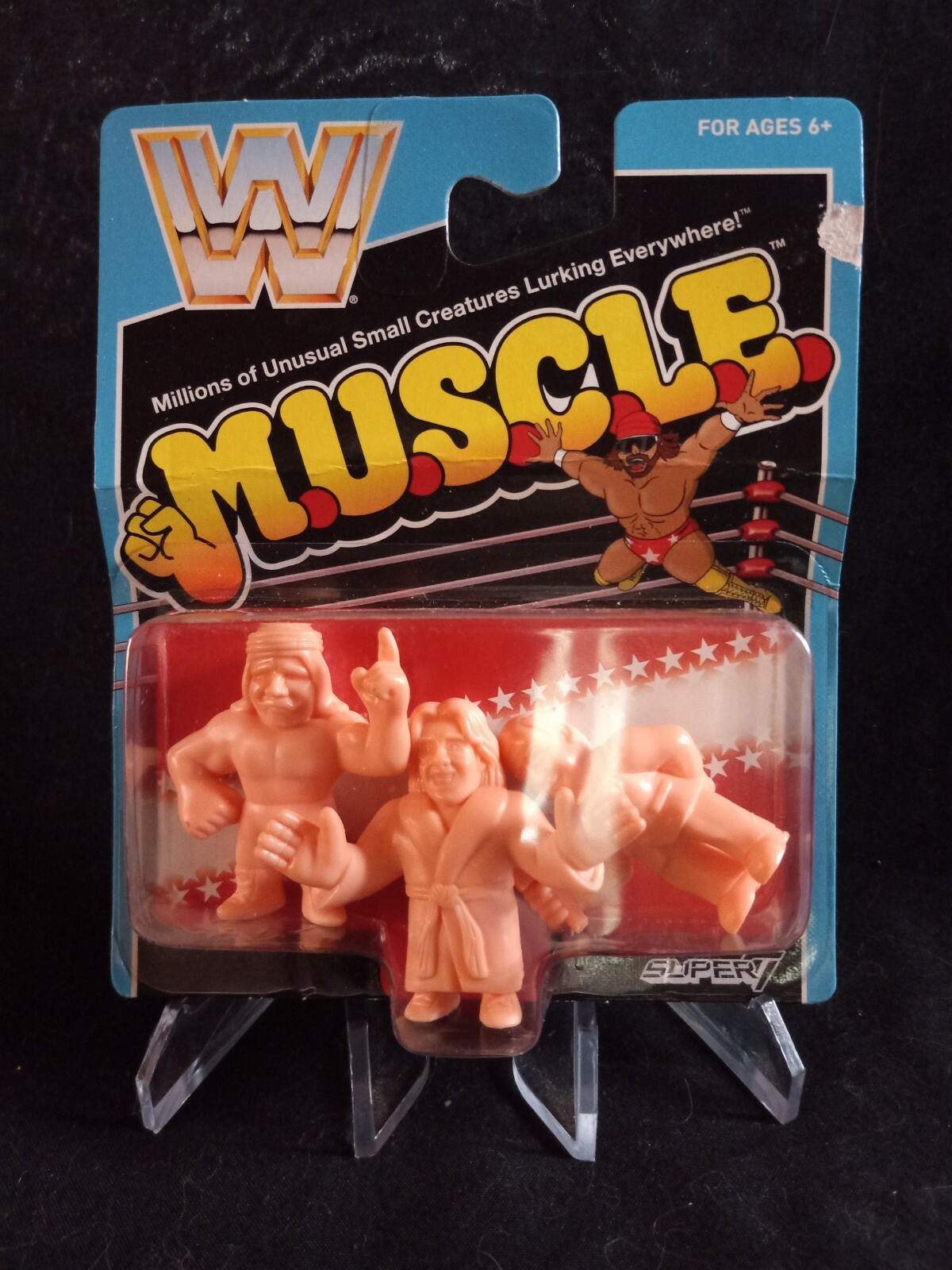 M.U.S.C.L.E. WWE Wrestling FIgures Ric Flair The Iron Sheik Mean Gene WWF NXT eBay