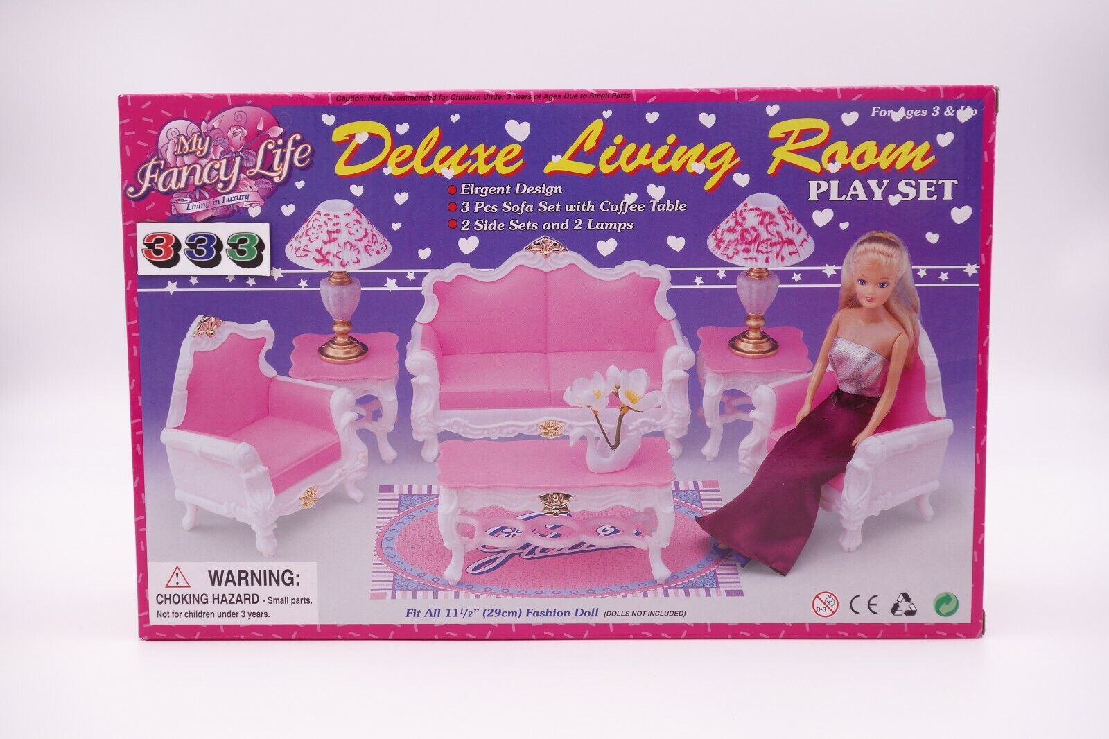 My Fancy Life (Gloria), Barbie Size Doll furniture/(2317) Deluxe Living Room